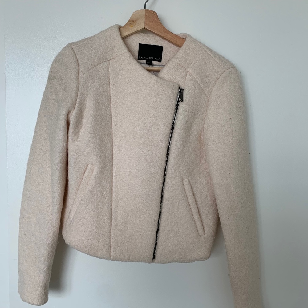 Banana Republic Cropped Wool Jacket